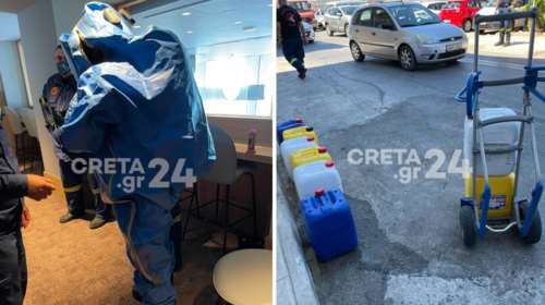 Συναγερμός για επικίνδυνα χημικά σε πισίνα ξενοδοχείου στην Κρήτη: Αντί για χλώριο έβαλαν υδροχλωρικό οξύ [Εικόνες]