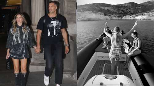 Αθηνά Οικονομάκου: Τρελός χορός με συρτάκι πάνω σε φουσκωτό και αποθέωση από τον Μπρούνο Τσερέλα [βίντεο]