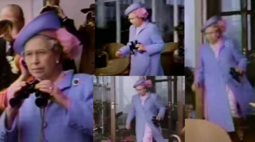 Η διαφορετική πλευρά της "ατσάλινης" Ελισάβετ: Τρέχει αλαφιασμένη για να πανηγυρίσει - Σπάνιο βίντεο από το 1992