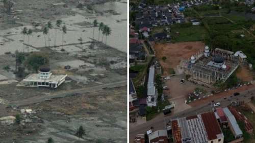 Είκοσι χρόνια από το φονικό τσουνάμι στην Ινδονησία - Ηχησαν τιμητικά οι σειρήνες συναγερμού - [Εικόνες - Βίντεο]