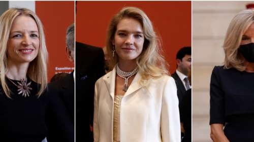 Γαλλική λάμψη &amp; φινέτσα: Η στιλάτη Ναταλία Βοντιάνοβα, η μίνιμαλ Ντελφίν Αρνό και η κομψή Μπριζίτ Μακρόν