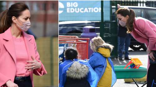 Μια Κέιτ φέρνει την Άνοιξη στο παλάτι: Η statement ροζ εμφάνιση και η &quot;απάντηση&quot; στη Μέγκαν