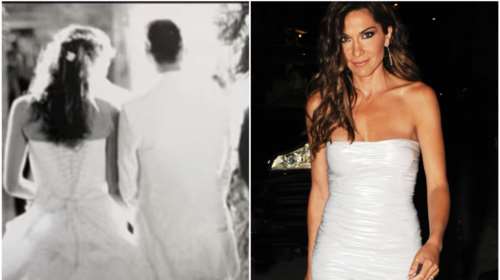 Βανδή - Νικολαΐδης: Δείτε για πρώτη φορά φωτογραφίες από τον γάμο τους - Το λευκό κοστούμι και το πριγκιπικό νυφικό [Εικόνες]