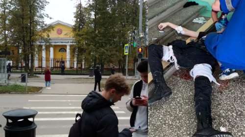 Μακελειό στη Ρωσία: Η στιγμή που εξουδετερώνεται ο δράστης, αφού σκότωσε 8 ανθρώπους [Βίντεο]