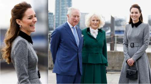Το coat dress της Κέιτ Μίντλετον: Η πρώτη εμφάνιση με τα πεθερικά και η απίστευτα λεπτή σιλουέτα της