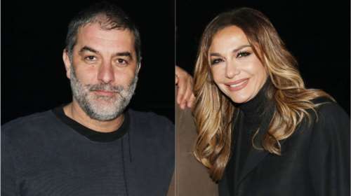 Δέσποινα Βανδή: Με total black στην πρεμιέρα του Βασίλη Μπισμπίκη στο θέατρο [Εικόνες]