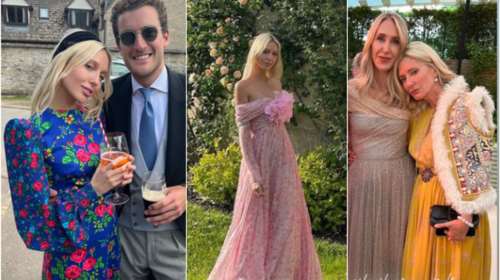 Χλιδάτος γάμος στη βρετανική εξοχή: Το έθνικ look της Μαρί Σαντάλ και τα φλοράλ της Μαρίας Ολυμπίας