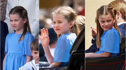 Style icon ετών 7 η πριγκίπισσα Σάρλοτ: Το μπλε φόρεμα των 60 £ και η προβληματισμένη Κέιτ