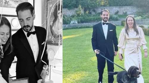 Καθυστερημένο πάρτι γάμου για τον Φίλιππο Γλύξμπουργκ και την Νίνα Φλορ σε ρομαντικό σκηνικό