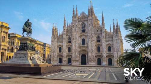 H SKY express ξεκινά τις απευθείας πτήσεις  Αθήνα - Μιλάνο