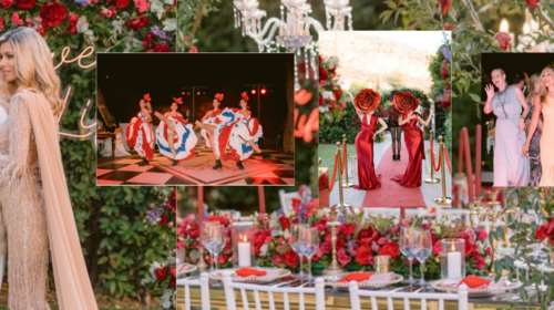 Moulin Rouge πάρτι στη λίμνη Βουλιαγμένης: Ο extravagant στολισμός, τα γαλλικά στοιχεία και οι χορεύτριες καμπαρέ