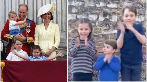 Τα πριγκιπόπουλα Τζορτζ, Σάρλοτ και Λούις χειροκροτούν τους ήρωες γιατρούς και νοσηλευτές στο πιο όμορφο βίντεο