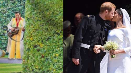 To απίθανο πρωταπριλιάτικο της Sun: Ντυμένος Έλβις Πρίσλει ο Αρχιεπίσκοπος που πάντρεψε κρυφά Χάρι &amp; Μέγκαν
