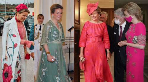 Βασίλισσα Ματθίλδη: Δια χειρός έλληνα σχεδιαστή τα top look της στην Αθήνα: Το γαλλικό τούλι και το φλοράλ look