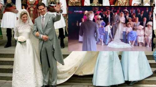 Μαρί Σαντάλ: Οταν η βασίλισσα Ελισάβετ έσκυψε για να διορθώσει το λάθος στο νυφικό της