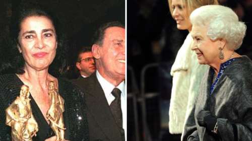 Ειρήνη Παπά: Το τετ α τετ με τη βασίλισσα Ελισάβετ στη βασιλική πρεμιέρα της ταινίας &quot;Τα κανόνια του Ναβαρόνε&quot;