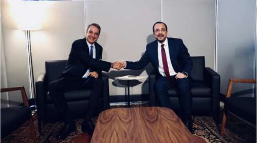 Συνάντηση Μητσοτάκη - Χριστοδουλίδη στη Νέα Υόρκη: &quot;Επαναβεβαιώθηκαν οι άριστες διμερείς σχέσεις&quot;