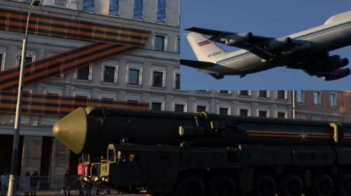 Ο Πούτιν προειδοποιεί τη Δύση για την &quot;Ημέρα της Κρίσης&quot;: Στην παρέλαση της Μόσχας πυρηνικά όπλα και το &quot;Doomsday&quot;