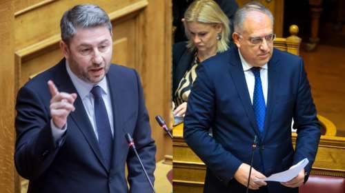 Κόντρα Θεοδωρικάκου - Ανδρουλάκη στη Βουλή για τα ασφάλιστρα: &quot;Το δικό σας ράβε-ξήλωνε κοστίζει πολύ ακριβά στον ελληνικό λαό&quot;