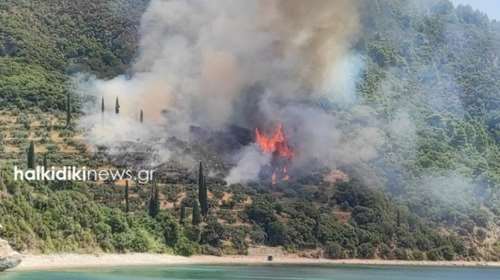 Άγιο Όρος: Πυρκαγιά κοντά στη μόνη Δοχειαρίου - Κινητοποιήθηκαν επίγειες και εναέριες δυνάμεις