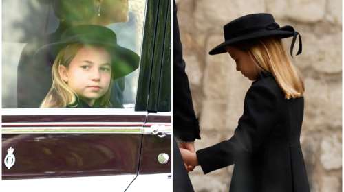 Κηδεία βασίλισσας Ελισάβετ: Το royal look της πριγκίπισσας Σάρλοτ με καπέλο και ο λυπημένος Τζορτζ