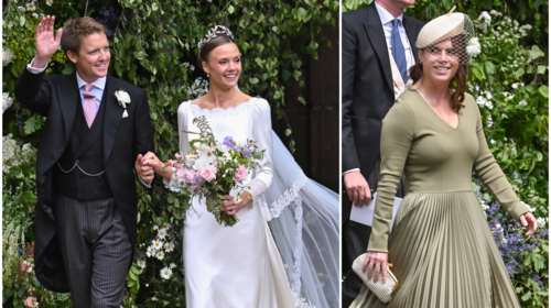 Royal γάμος στην Αγγλία: Το νυφικό με την τρύπα στην πλάτη, οι μπλε νυφικές γόβες και η low key εμφάνιση της Ευγενίας