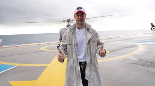 Εντυπωσιακή άφιξη του Βασίλη Σπανούλη στο Μονακό - Με ελικόπτερο στο Πριγκιπάτο ο &quot;Kill Bill&quot;