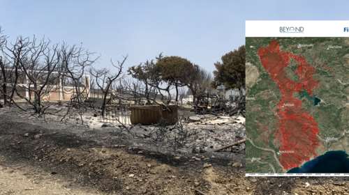 Ρόδος: Σοκάρει ο πρώτος δορυφορικός απολογισμός - Κάηκαν πάνω από 107.000 στρέμματα, το 12% είναι Natura