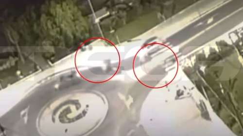 Σοκαριστικό τροχαίο στη Ρόδο: Βίντεο ντοκουμέντο - Οδηγός και συνεπιβάτης μοτοσικλέτας εκτινάχθηκαν στον αέρα