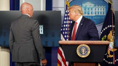 ΗΠΑ: Διακόπησε η συνέντευξη τύπου του Τραμπ - Πυροβολήθηκε ύποπτος έξω από τον Λευκό Οίκο