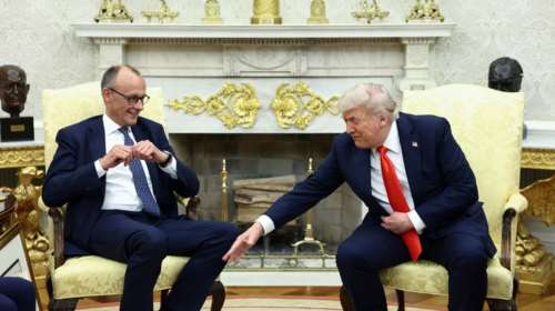 Ο επικός διάλογος Τραμπ - Μερτς για την D-Day: &quot;Δεν ήταν καλή μέρα για σας&quot; - &quot;Απελευθερωθήκαμε από τους ναζί&quot;