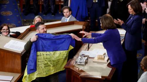 Ιστορική ομιλία Ζελένσκι στο Κογκρέσο: &quot;Η Ουκρανία είναι ζωντανή - Τα χρήματά σας δεν είναι φιλανθρωπία, είναι επένδυση&quot;