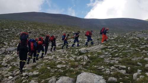 Επιχείρηση για τη διάσωση τραυματία στον Όλυμπο