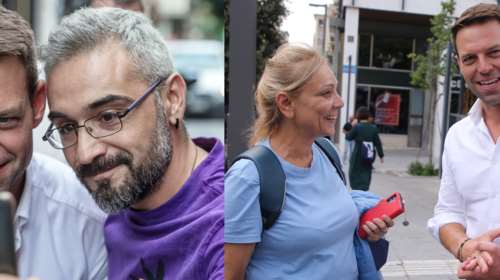 Η βόλτα Κασσελάκη στο Σύνταγμα: Selfies, σκυλάκια και το αγαπημένο του φαγητό - Ούτε κουβέντα για πολιτική...