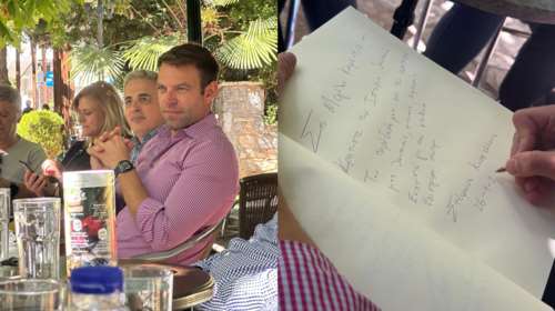 Στην Τρίπολη για βόλτα και καφέ ο Κασσελάκης - &#39;&#39;Επιστρέφω σύντομα&#39;&#39;, το μήνυμά του [εικόνες - βίντεο]