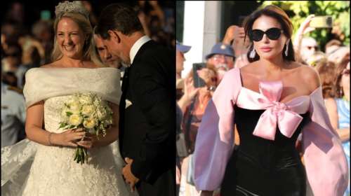 Η Σήλια Κριθαριώτη για το νυφικό της Θεοδώρας: Τα 500.000 κρύσταλλα, η ζωγραφική στο χέρι και τα φλοράλ βασιλικά μοτίβα αιώνων