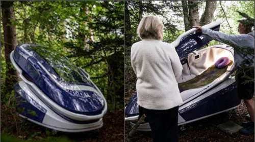 Σάλος για τον πρώτο θάνατο με την &quot;κάψουλα αυτοκτονίας&quot; στην Ελβετία: Ποινική έρευνα και πολλές συλλήψεις