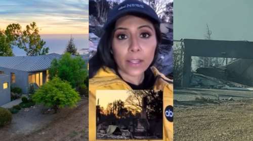 Λος Άντζελες: Δημοσιογράφος είδε το σπίτι των ονείρων της να γίνεται στάχτη λίγες μέρες μετά τη μετακόμιση- Εγινε θέμα στο κανάλι της
