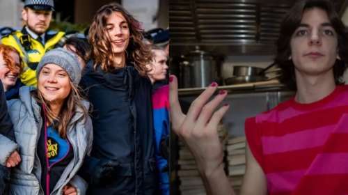 Όταν η Γκρέτα συνάντησε τον μακρυμάλλη Κρις: Φήμες για love story της Τούνμπεργκ με τον φωτογράφο με τα βαμμένα νύχια