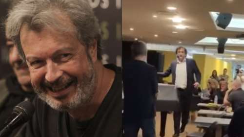 Επεισόδιο Τατσόπουλου με τον Ανδρέα Καραγιάννη σε παρουσίαση βιβλίου: &quot;Φύγε καραγκιοζάκο, έκανες την παράστασή σου&quot; [βίντεο]