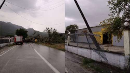 Επέλαση της κακοκαιρίας: Χαλάζι στη Θεσσαλονίκη - Έπεσαν βράχια στην Καρδίτσα - Πλημμύρισε η Καλαμπάκα [Βίντεο]