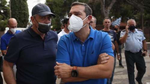 Συγκλονισμένος ο Αλέξης Τσίπρας από τον θάνατο του Κωνσταντίνου Μίχαλου: &quot;Πριν λίγες ώρες ήμασταν μαζί στη φωτιά στο Κρυονέρι&quot;