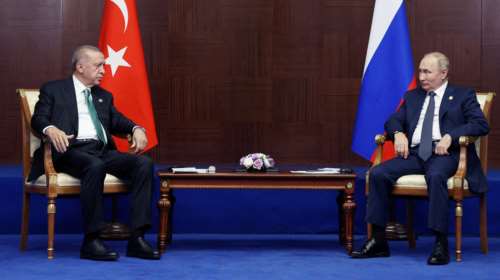 Ερντογάν: Ενδεχόμενη επίσκεψη Πούτιν στην Τουρκία τον επόμενο μήνα