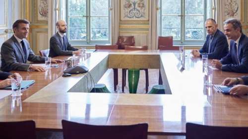 Συνάντηση Μητσοτάκη - Μακρόν στο Παρίσι: Στο επίκεντρο η ανθρωπιστική κατάταση στη Γάζα