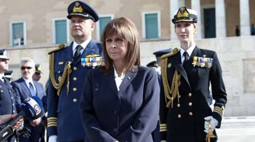 Σακελλαροπούλου για την ημέρα των Ενόπλων Δυνάμεων: Τιμάμε όσους δεν υπέκυψαν, όσο ισχυρός κι αν ήταν ο εχθρός