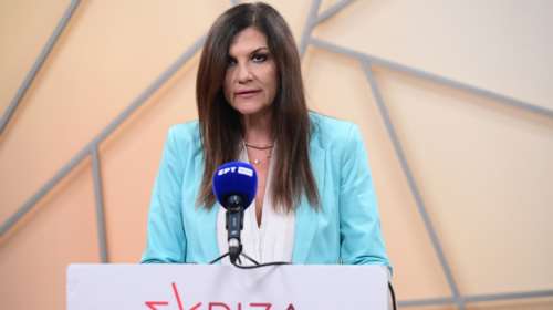 ΣΥΡΙΖΑ: Παραιτήθηκε η Βούλα Κεχαγιά από τη θέση της εκπροσώπου Τύπου