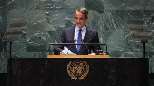 Μητσοτάκης στον ΟΗΕ: "Θέλουμε να λύσουμε το θέμα της υφαλοκρηπίδας και της ΑΟΖ με την Τουρκία - Καμία λύση δύο κρατών στην Κύπρο"