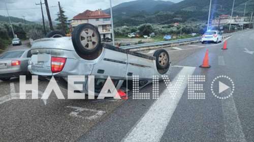 Ηλεία: Ανεμοστρόβιλος αναποδογύρισε αυτοκίνητα - Ζημιές σε θερμοκήπια [εικόνες]