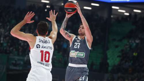 Παναθηναϊκός - Μπασκόνια 93-74: Επιστροφή στις ευρωπαϊκές νίκες με "καυτό" Τολιόπουλο