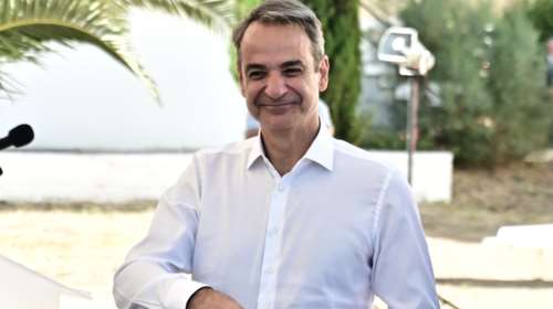 Κυριάκος Μητσοτάκης σε εθνική πόλο ανδρών: Το χάλκινο συμβολίζει το θάρρος και την άρνηση να υποταχθούμε στις δυσκολίες